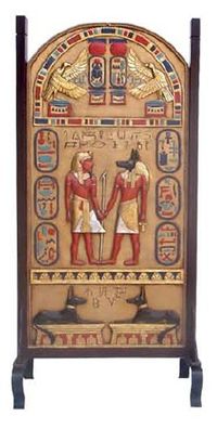 ägyptisches Werbeschild lebensgroß 170cm für innen aus Polyresin
