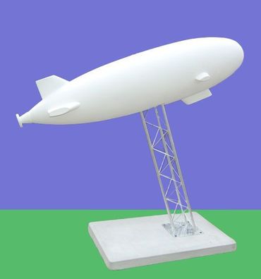 Zeppelin verkleinert 185cm für draußen aus GFK