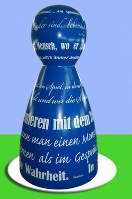 Halma Spielfigur übergroß XXL 180cm für draußen aus GFK