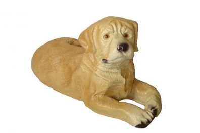 Labrador lebensgroß 20cm für draußen aus Polyresin