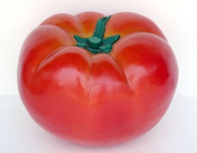 Tomate übergroß XXL 64cm für draußen aus Polyresin