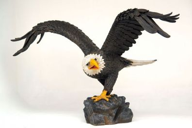 Weißkopfseeadler lebensgroß 95cm für draußen aus GFK