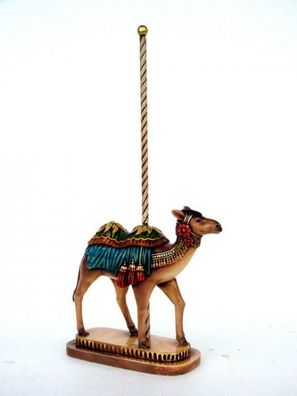Kamel Karussellfigur klein verkleinert 32cm für draußen aus Polyresin