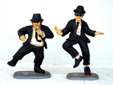 Blues Brothers tanzend klein verkleinert 77cm für draußen aus GFK