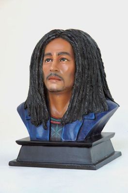 Bob Marley Büste lebensgroß 59cm für draußen aus Polyresin