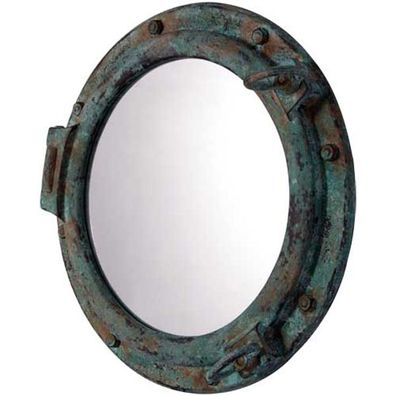 Bullauge Spiegel groß lebensgroß 61cm für draußen aus Polyresin