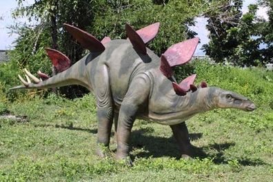 Stegosaurus lebensgroß 214cm für draußen aus GFK