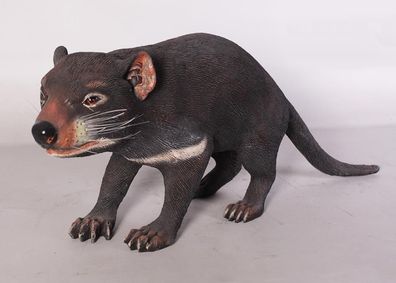 Tasmanischer Teufel lebensgroß 31cm für draußen aus Polyresin