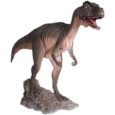 Allosaurus - Mund offen lebensgroß 182cm für draußen aus GFK