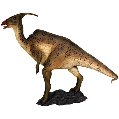 Parasaurolophus Dinosaurier lebensgroß 239cm für draußen aus GFK