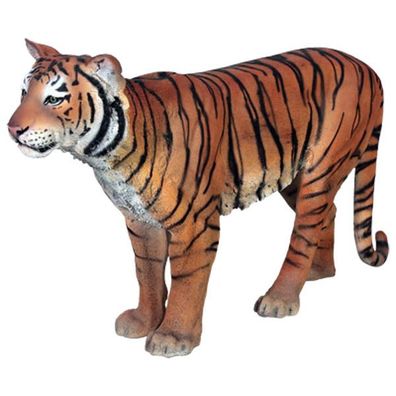 Sumatra Tiger lebensgroß 95cm für draußen aus GFK