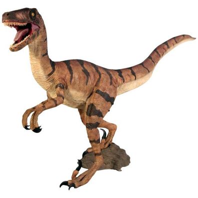 Velociraptor lebensgroß 157cm für draußen aus GFK