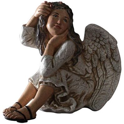 Engel Antik klein verkleinert 23cm für draußen aus Polyresin