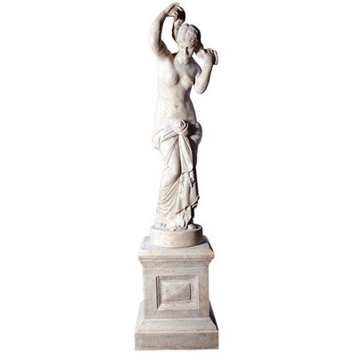 Elizabeth auf Base groß lebensgroß 218cm für draußen aus GFK