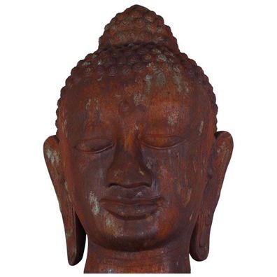 Thai Buddha Kopf groß lebensgroß 94cm für draußen aus GFK