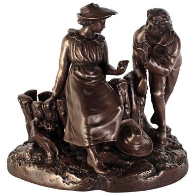Der Heiratsantrag verkleinert 27cm für draußen aus Polyresin