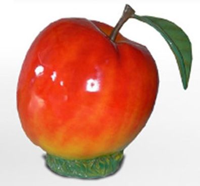 Apfel übergroß XXL 145cm für draußen aus GFK