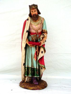 mittelgroßer stehender Balthasar verkleinert 72cm fér draußen aus Polyresin