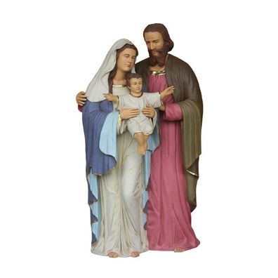 Heilige Familie stehend - Josef, Maria und Jesus lebensgroß 189cm fér draußen aus GFK