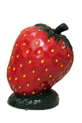 Erdbeere 70cm vergrößert 70cm fér draußen aus GFK