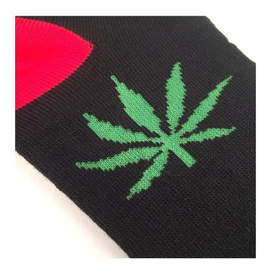 Marihuana Blatt Socken one size