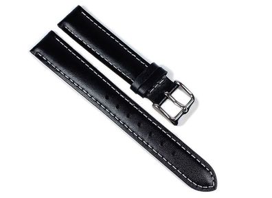 Casio Uhrenarmband Leder 16mm schwarz LTP-1314