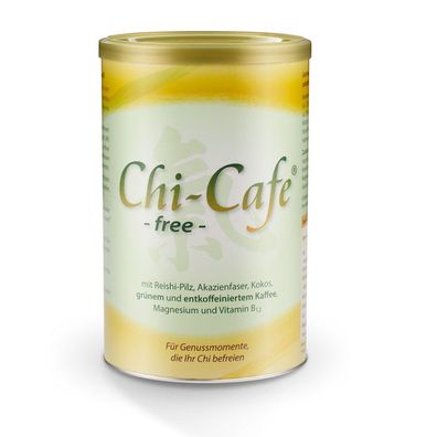 Dr. Jacob´s Chi-Cafe free Pulver 250g, mit Kokos, Reishi & entkoffeiniertem Kaffee