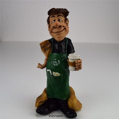 126: Barmann Kaffeeverkäufer Figur witzige Berufe Les Alpes Funny Jobs 014 99689