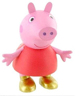 Peppa Pig Spielfigur Peppa mit Gummistiefeln Merchandise Sammelfigur NEU NEW