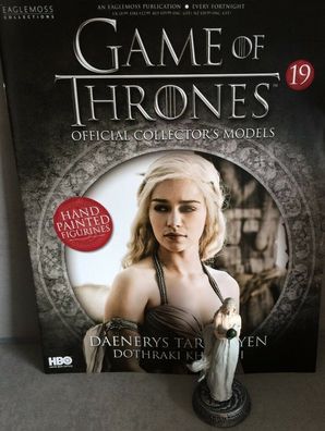 Game Of Thrones GOT Official Collectors Models #19 Daenerys (Dothraki Khaleesi) NEU