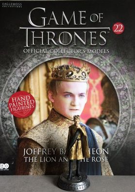 Game Of Thrones GOT Official Collectors Models #22 Joffrey Baratheon Eaglemoss NEU