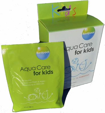 Aqua Care for Kids chlorfreie Wasserpflege für Kinderbecken Planschbecken 5x50ml