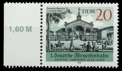 DDR 1989 Nr 3239 postfrisch SRA X0E3C76