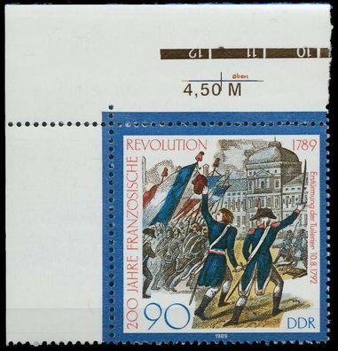 DDR 1989 Nr 3260 postfrisch ECKE-OLI X0E3E7E