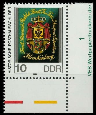 DDR 1990 Nr 3302 postfrisch ECKE-URE X0E430A