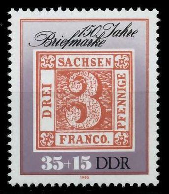 DDR 1990 Nr 3330 postfrisch SB7BA1E