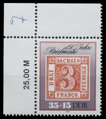 DDR 1990 Nr 3330 postfrisch ECKE-OLI X0E8C0A