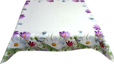 Blumenmeer Tischdecke 110 * 110 cm Tischläufer Tischtuch Tischwäsche 1184