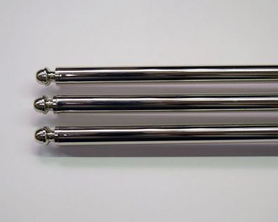 75cm -11mm Nickel Läuferstangen Teppichstangen Treppenläuferstangen Eisenkern