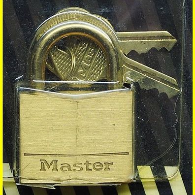 Master Lock Vorhängeschloss 635D - Breite 35 mm - Messingbügel 4 mm