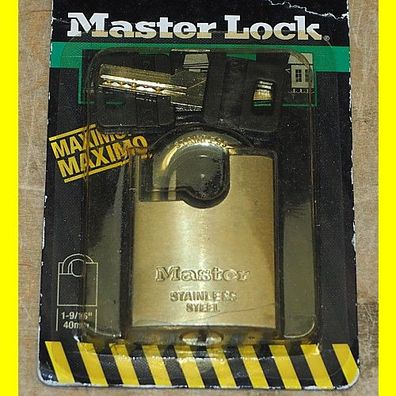 Master Lock Vorhängeschloss 540D - Breite 40 mm - geschlossener Stahlbügel
