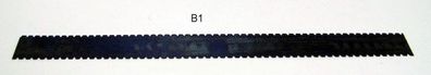3 Stück Zahnung B1 für Kleberkelle 18cm für Linoleum- Teppich- Nadelvlieskleber