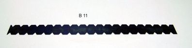3 Stück Zahnung B11 für Kleberkelle 18cm für Parkettkleber + Stabparkett Kleber