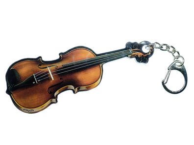 Geige Schlüsselanhänger Miniblings Anhänger Schlüsselring Musik mit Spiegel