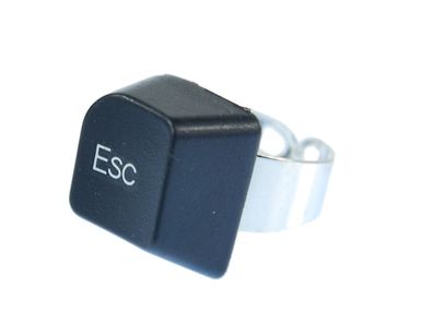 Tastaturring PC Zeichen Esc Taste Ring Miniblings Computer PC Escape Tastatur