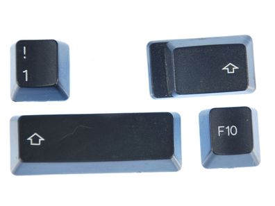 4x Magnet Set PC Tasten Kühlschrankmagnet Miniblings Tastatur Computer Upcycling