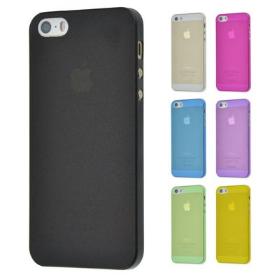 Ultra Slim Case iPhone 5 5S SE Matt Clear Schutz Hülle Skin Cover Schale Folie