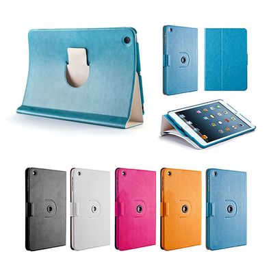 doupi 360 Drehbar Case iPad mini 1 2 3 Schutz Hülle Cover Etui Ständer Tasche Blau