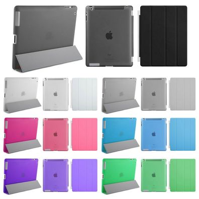 Smart Schutz Hülle iPad 2/ 3/ 4 Cover Case Aufstellbar Ständer Schale Etui Folie