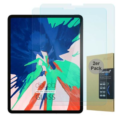 2x 9H Hartglas iPad Pro 11" 2020 2018 HD Display Schutz Panzer Verbundglas Klar Folie